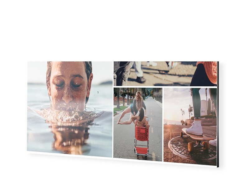 Image of Fotocollage auf Alu Dibond im Format 60 x 30 cm als Panorama im Format 60 x 30 cm