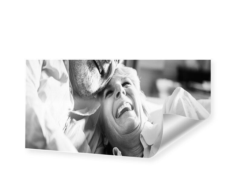Impresión en poster como panorámica en formato 60 x 10 cm