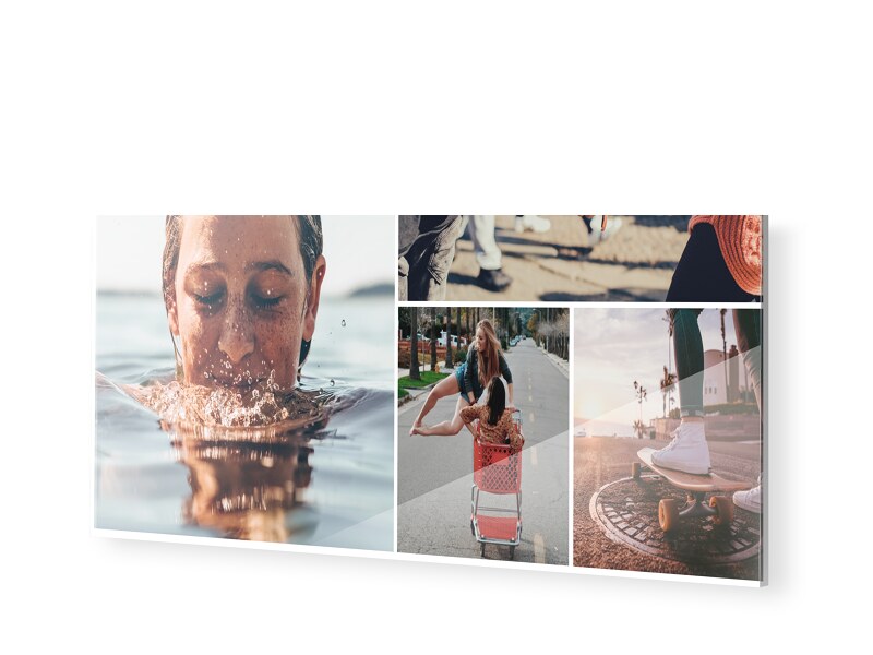 Image of Fotocollage auf Acrylglas im Format 70 x 35 cm als Panorama im Format 70 x 35 cm