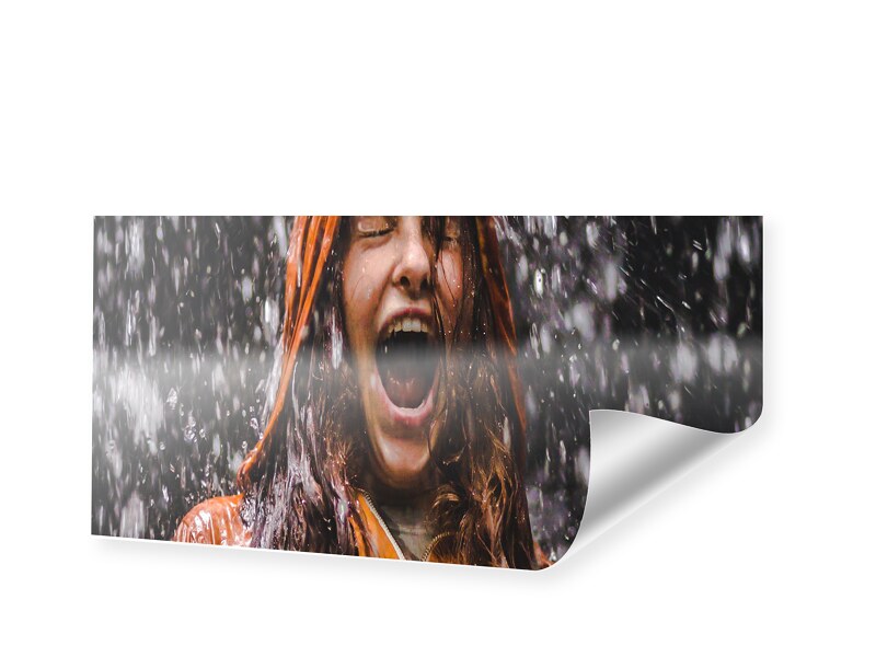 Poster de foto como panorámica en formato 25 x 10 cm