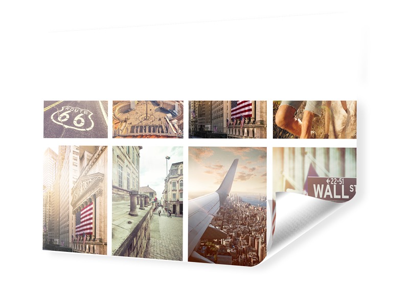 Image of Fotocollage auf PVC-Plane im Format 100 x 50 cm als Panorama im Format 100 x 50 cm