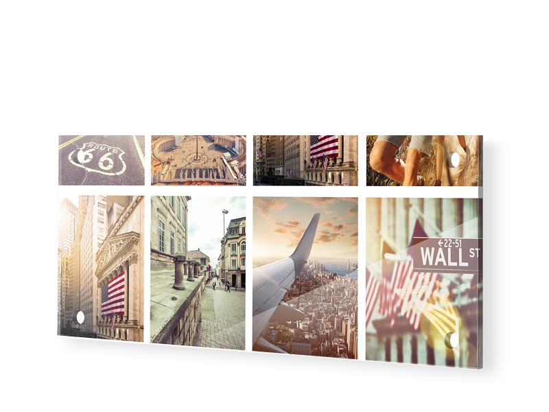 Image of Fotocollage auf Acrylglas im Format 50 x 25 cm als Panorama im Format 50 x 25 cm