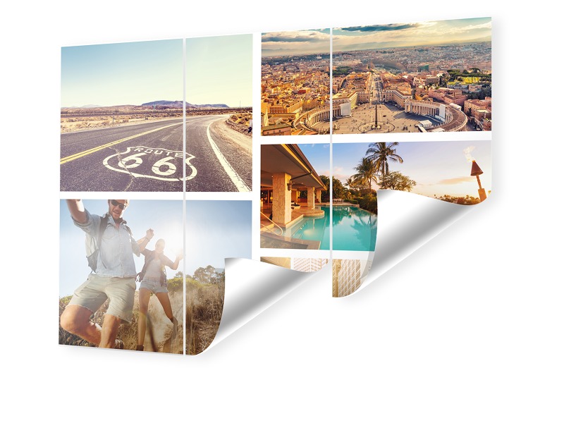 Image of Fotocollage auf Fototapete im Format 80 x 60 cm im Format 80 x 60 cm