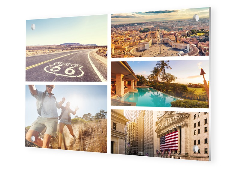 Image of Fotocollage auf Forexplatte im Format 90 x 60 cm im Format 90 x 60 cm