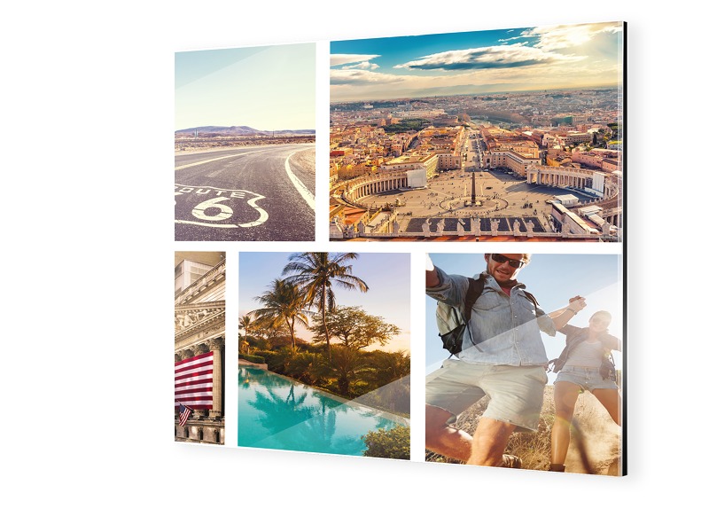 Image of Fotocollage auf Gallery-Bond im Format 20 x 20 cm quadratisch im Format 20 x 20 cm