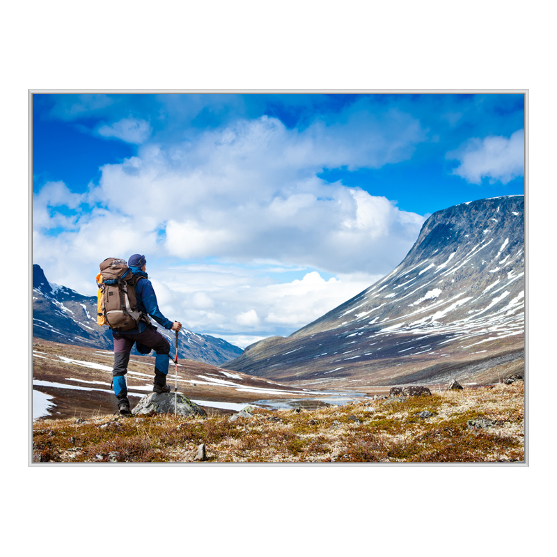 Foto en placa forex con Marco Artbox en blanco en formato 90 x 60 cm
