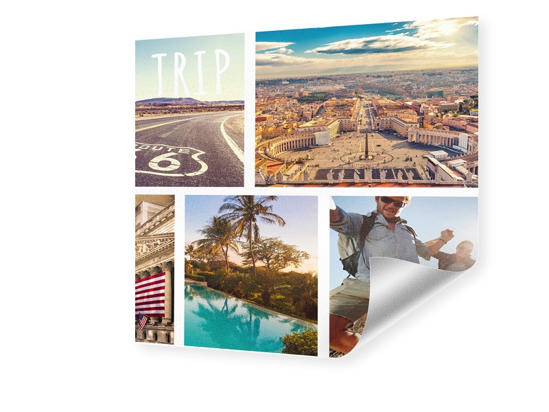 Image of Fotocollage auf Hahnemuehle im Format 10 x 10 cm quadratisch im Format 10 x 10 cm