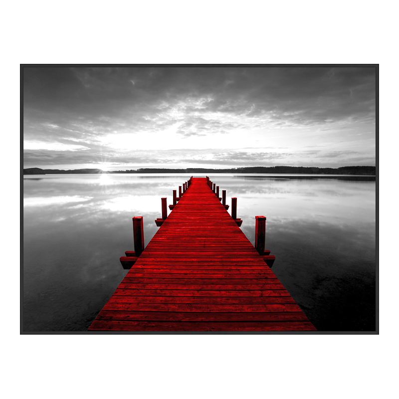 Foto en placa forex con Marco Artbox en negro mate en formato 60 x 40 cm