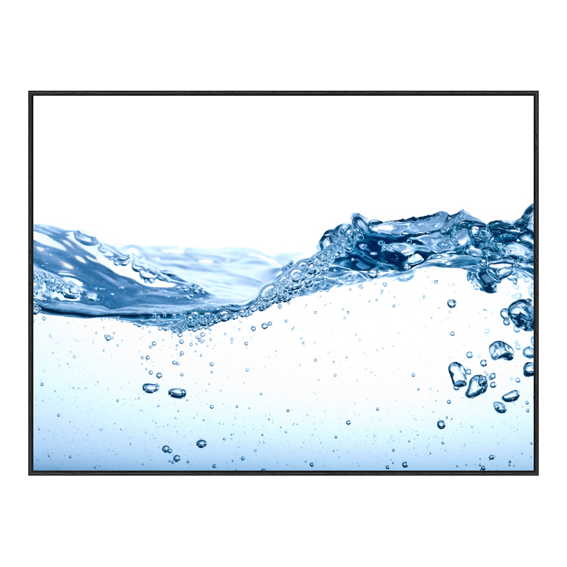 Foto en placa forex con Marco Artbox veteado en negro mate en formato 60 x 45 cm