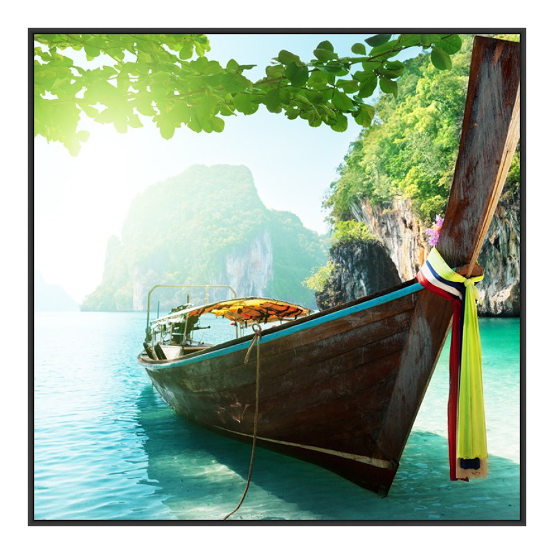 Foto en placa forex con Marco Artbox en negro mate en formato 30 x 24 cm