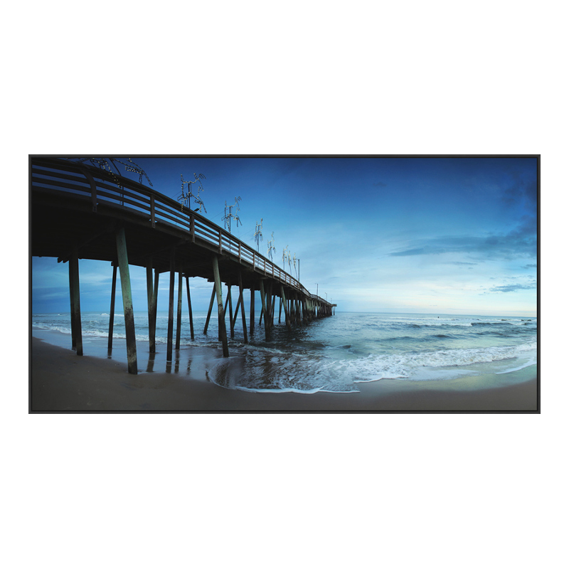 Impresión galería de arte con Marco Artbox en negro mate como panorámica en formato 60 x 30 cm