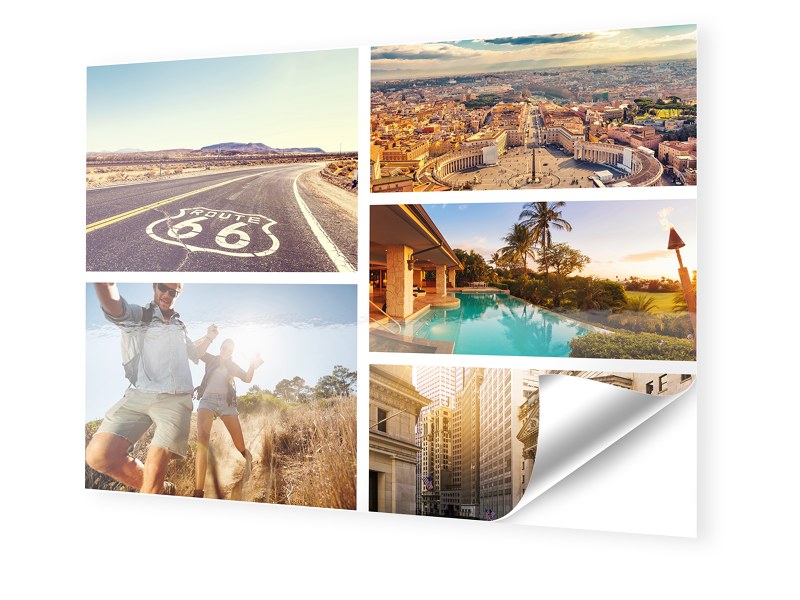 Image of Fotocollage auf Klebefolie im Format 15 x 10 cm im Format 15 x 10 cm