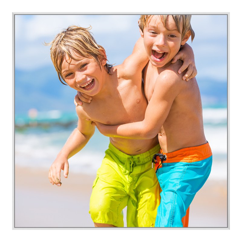 Foto en placa forex con Marco Artbox en blanco en formato 120 x 80 cm