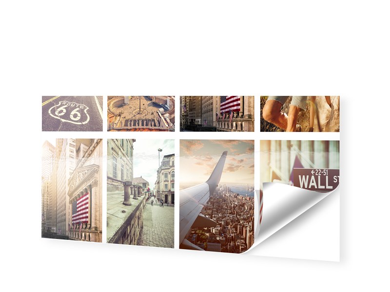 Image of Fotocollage auf Klebefolie im Format 80 x 40 cm als Panorama im Format 80 x 40 cm