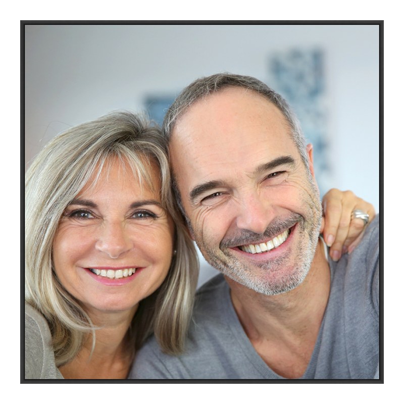 Foto en placa forex con Marco Artbox en negro mate Formato DIN en formato 29,7 x 21 cm