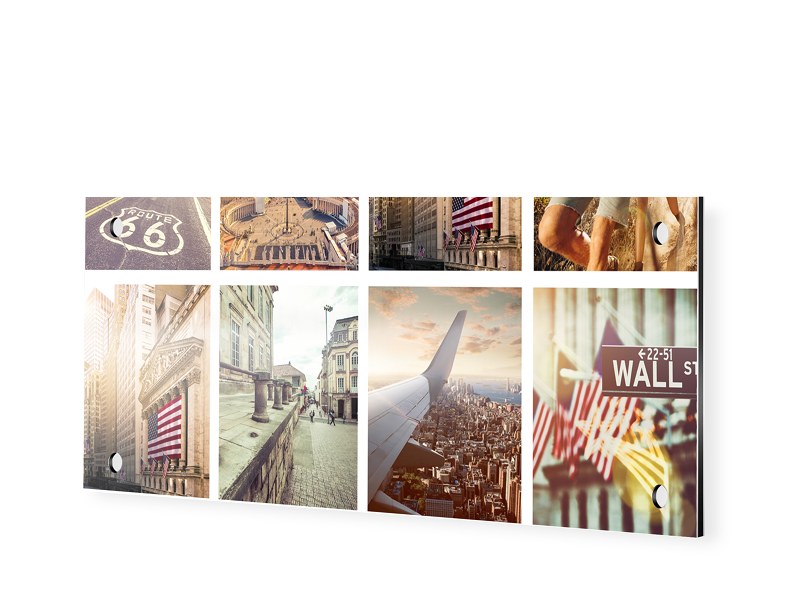 Image of Fotocollage auf Alu Dibond im Format 50 x 25 cm als Panorama im Format 50 x 25 cm