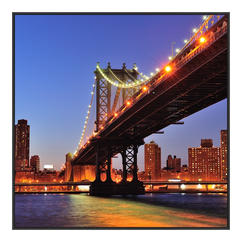 Foto en placa forex con Marco Artbox en negro mate Formato DIN en formato 59,4 x 42 cm