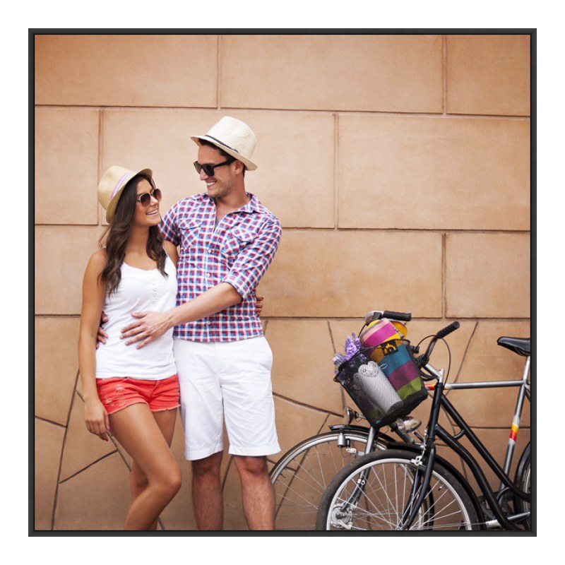 Foto en placa forex con Marco Artbox en negro mate en formato 100 x 80 cm
