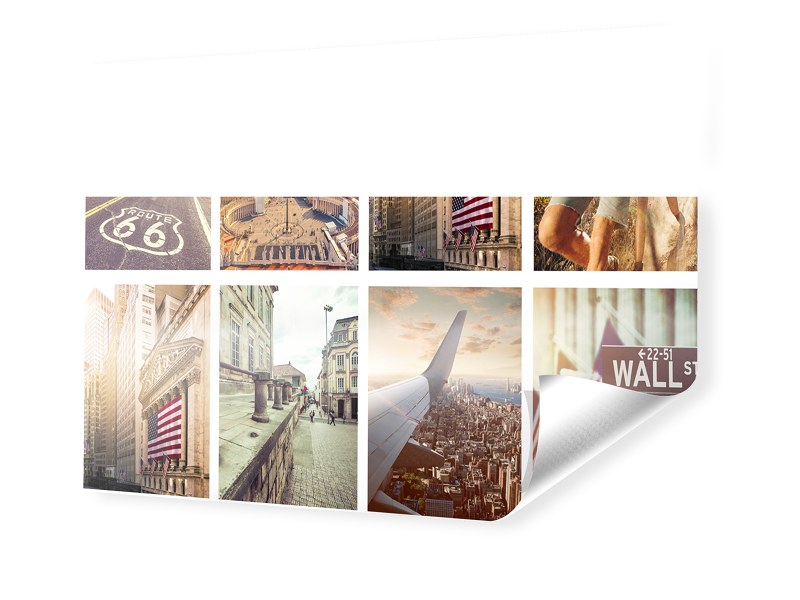 Image of Fotocollage auf PVC-Plane im Format 140 x 70 cm als Panorama im Format 140 x 70 cm