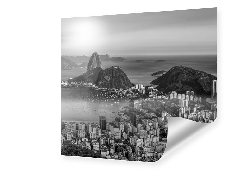 Rio Panorama Poster Quadratisch Im Format 100 X 100 Cm Moebel Suchmaschine Ladendirekt De