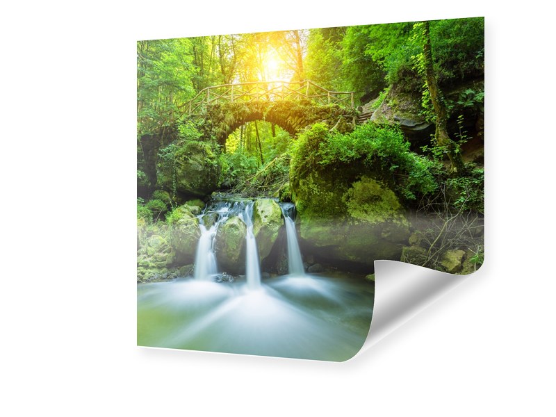 Wasserfall Motiv Poster Quadratisch Im Format 50 X 50 Cm Moebel Suchmaschine Ladendirekt De