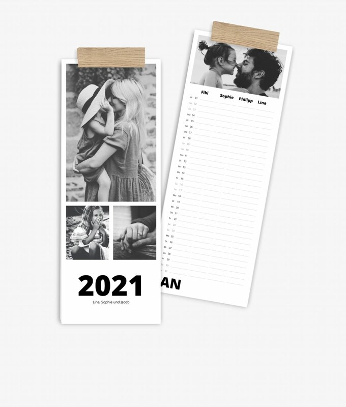 Calendario familiar 2022 con tus fotos