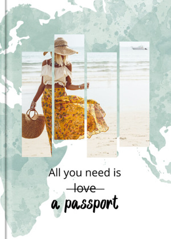 Libro de Fotos Premium Ganas de viajar en A4
