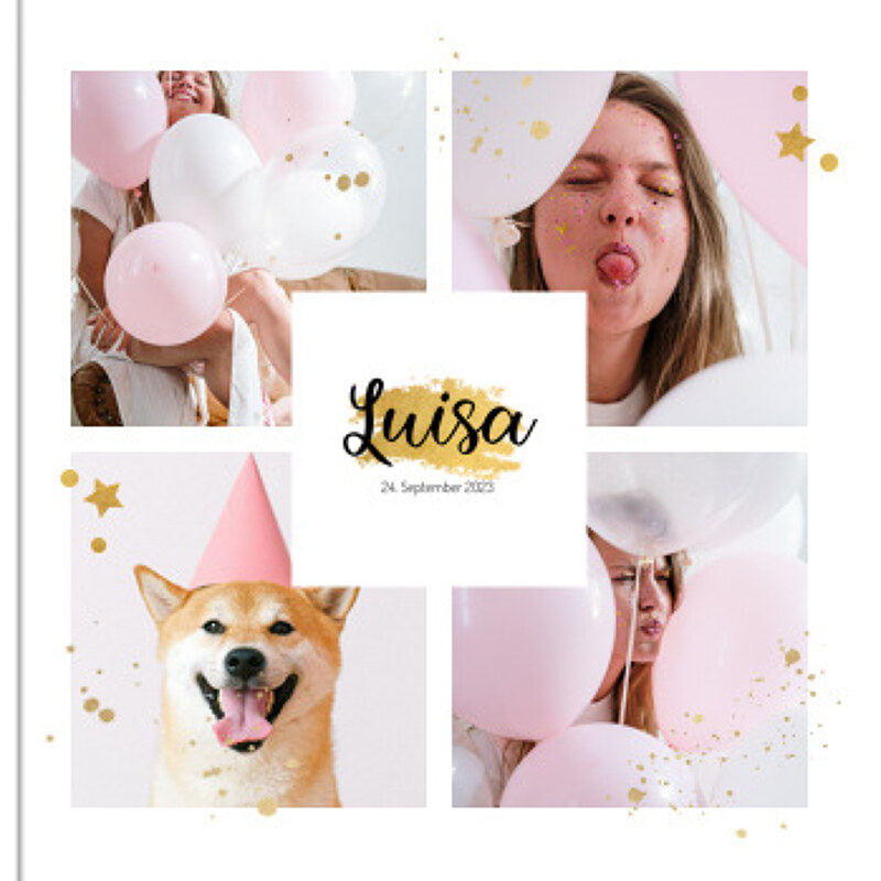 Image of Echtfotobuch "Happy Birthday" im Format 30x30 cm drucken lassen