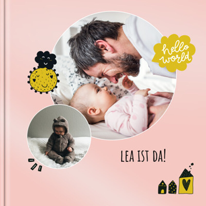 Image of Fotobuch "Baby Girl" im Format 20x20 cm drucken lassen