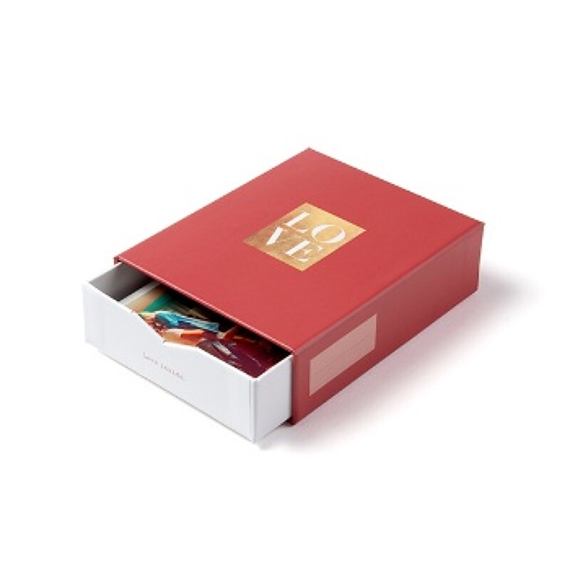 Image of Bilderbox mit 30 Fotos 10x12 cm im Design "Love Inside"