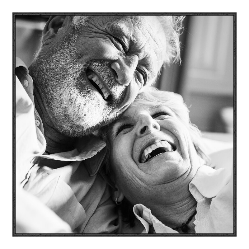Foto en placa forex con Marco Artbox veteado en negro mate Formato DIN en formato 14,8 x 10,5 cm