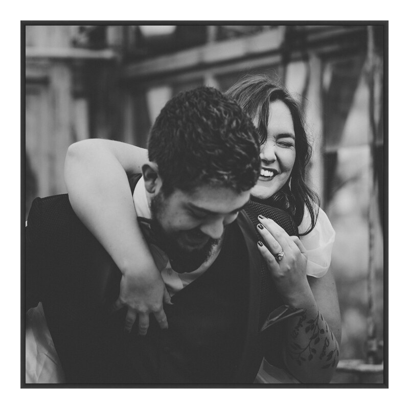 Foto en placa forex con Marco Artbox en negro mate Formato DIN en formato 84,1 x 59,4 cm