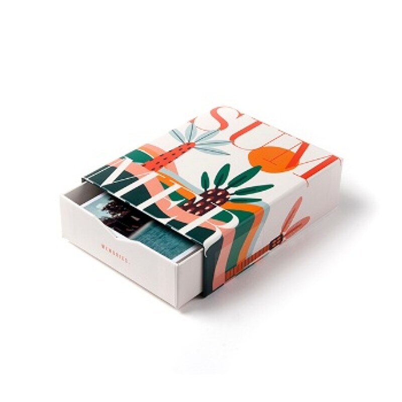 Image of Bilderbox mit 50 Fotos 10x10 cm im Design "Summer Memories"