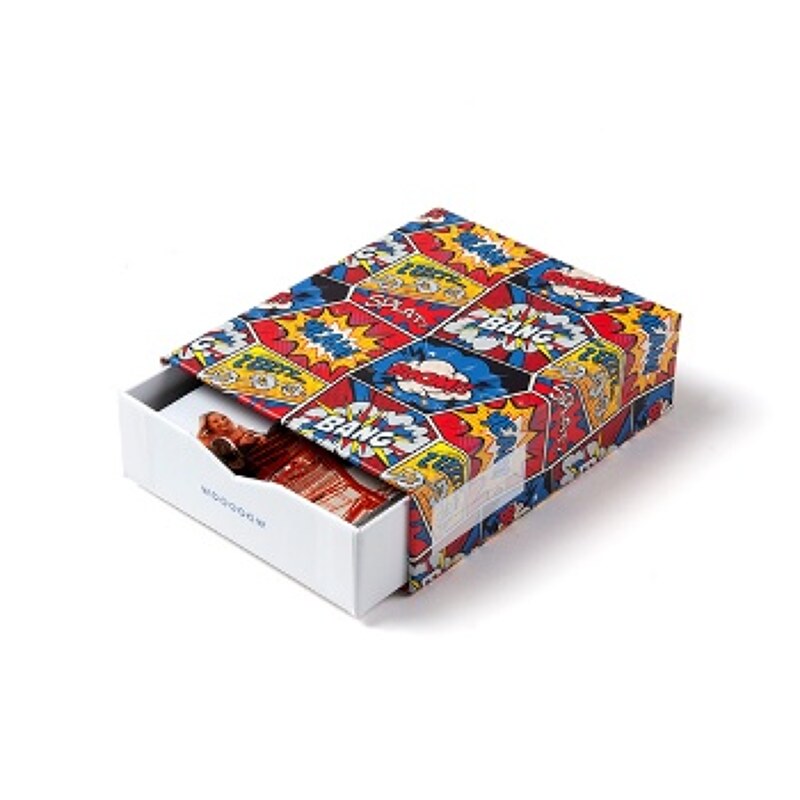 Image of Bilderbox mit 100 Fotos 10x10 cm im Design "Pop-Art"